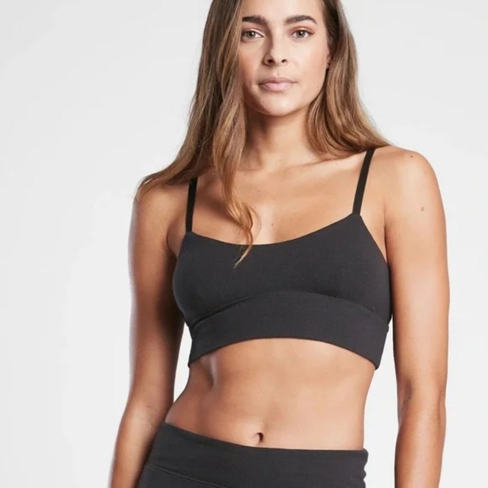 Athleta Well Rested Rib Sleep Bra - Picture 1 of 5